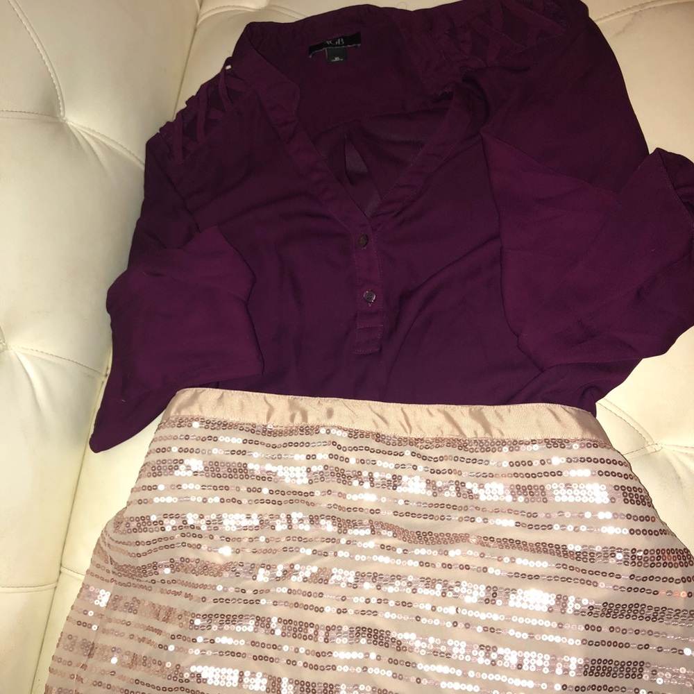 AE Glitter Skirt